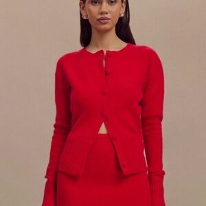 MESHKI Genevieve Oversized Knit Cardigan